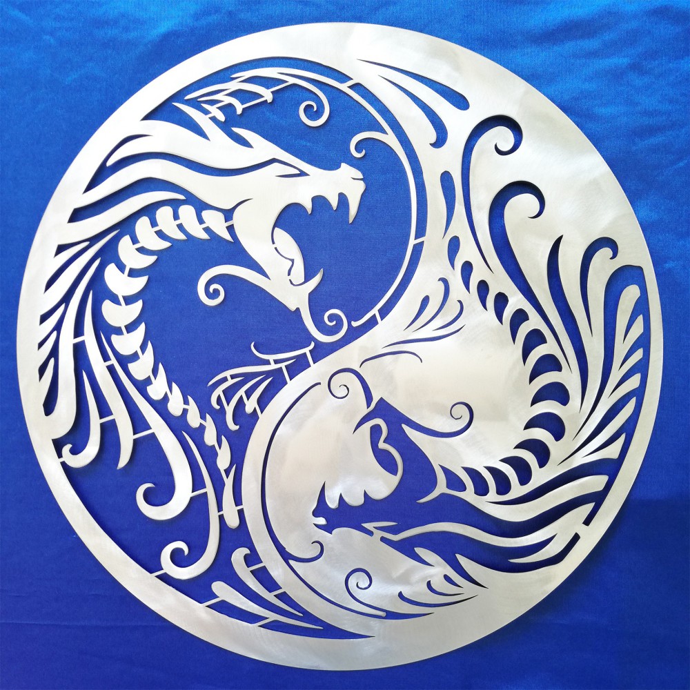 Yin Yang with Dragons