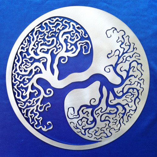 Yin Yang avec Arbres de la Vie