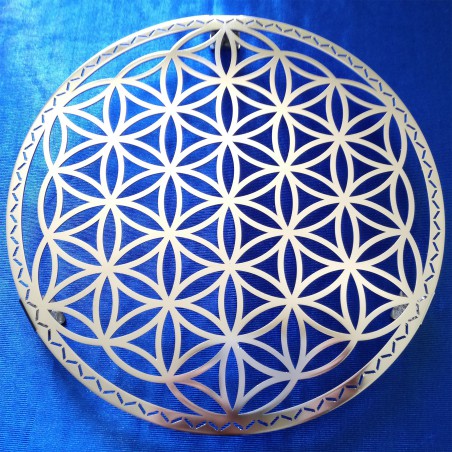 Food Support with Flower of Life - INOX