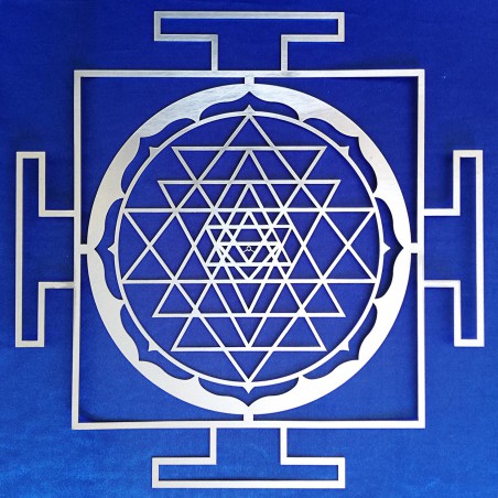 Sri Yantra con Cornice Geometrica