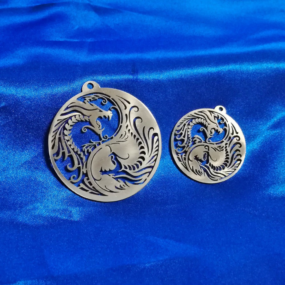 Yin Yang with Dragon Pendant