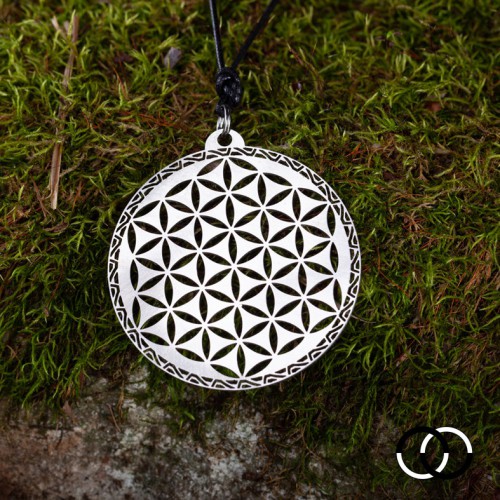 Flower of Life of Abydos Pendant POSITIVE